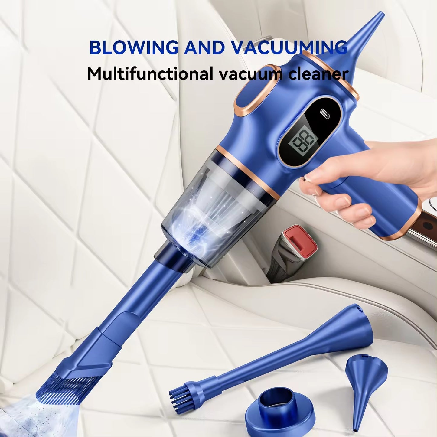 Portable Vacuum Cleaner Wireless Blowing Suction One High Power Vehicle laptop Multifunction Powerful Car Vacuum Cleaner
