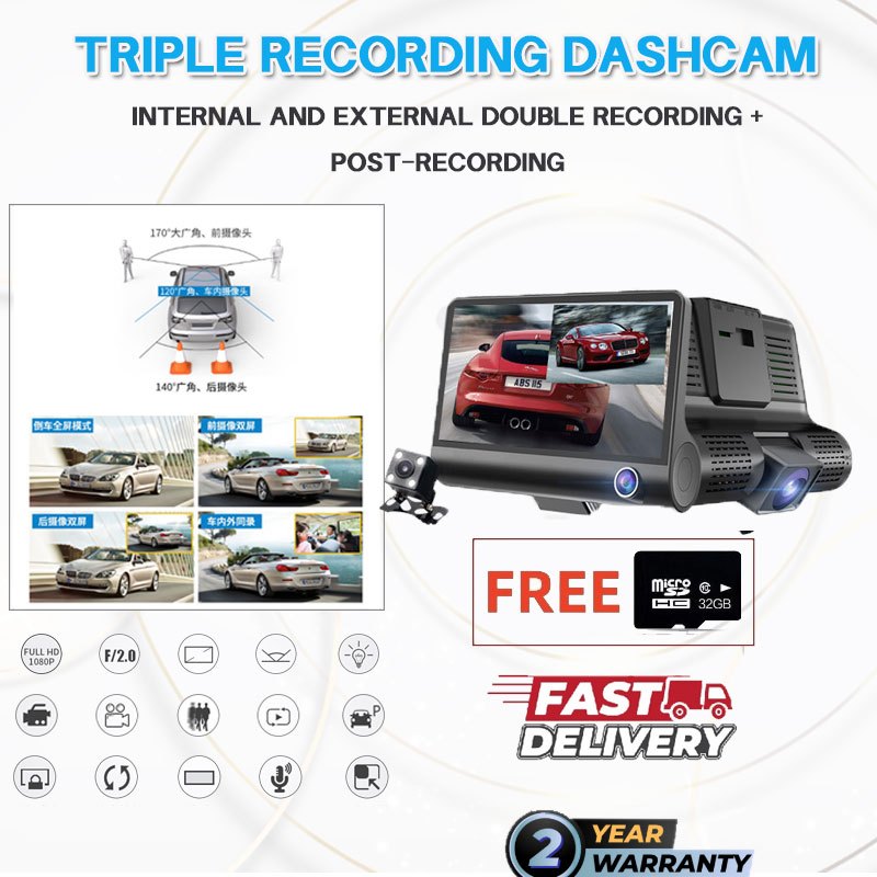 Universal HD 1080P Wide Angle Cycle Recorder DVR Camera Dash Cam For Car